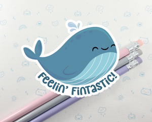 Whale Fintastic Sticker