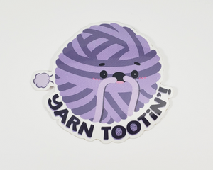 Yarn Tootin' Sticker