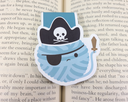 Yarn Pirate Magnetic Bookmark