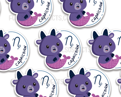 Zodiac Capricorn Sticker