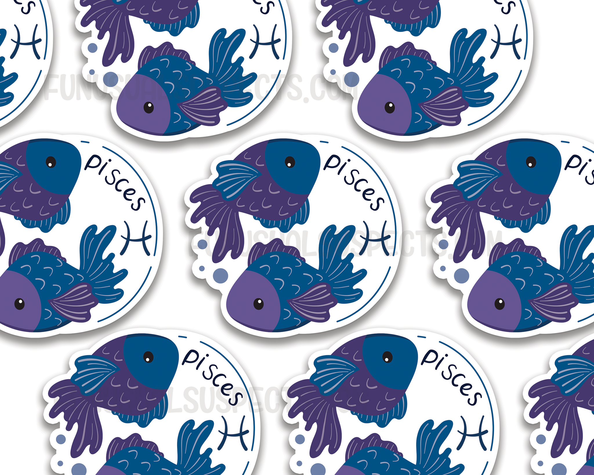Zodiac Pisces Sticker