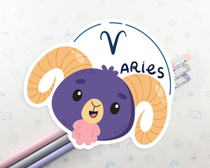 Zodiac Aries Sticker