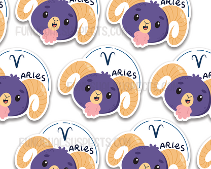 Zodiac Aries Sticker
