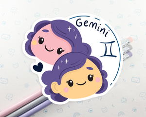 Zodiac Gemini Sticker