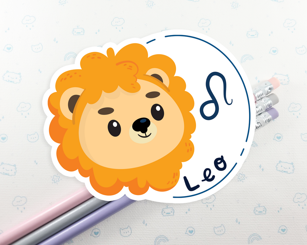 Zodiac Leo Sticker